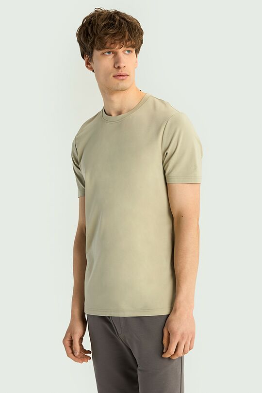 T-shirt with viscose 1 | light grey | Audimas