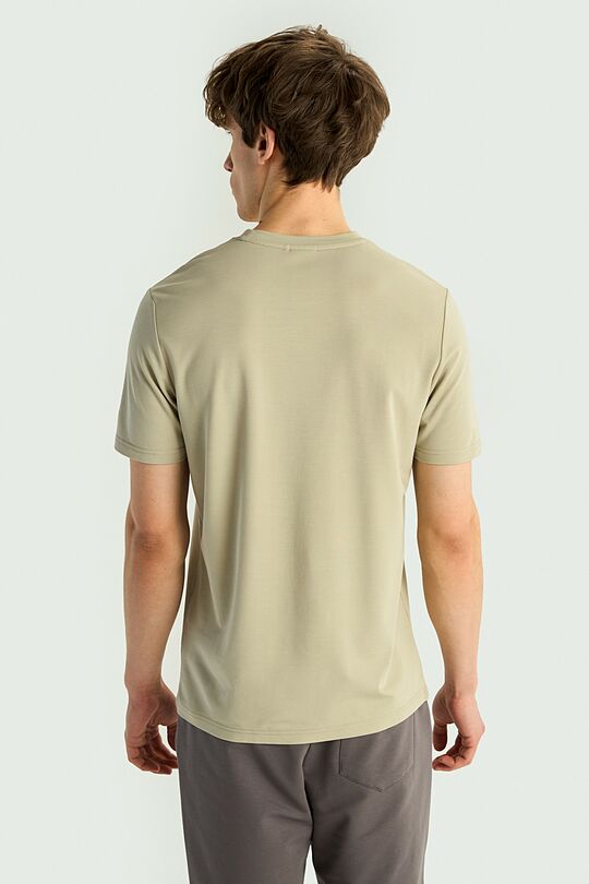 T-shirt with viscose 2 | light grey | Audimas