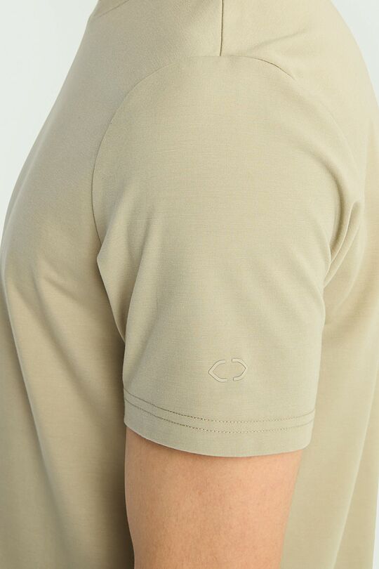 T-shirt with viscose 3 | light grey | Audimas