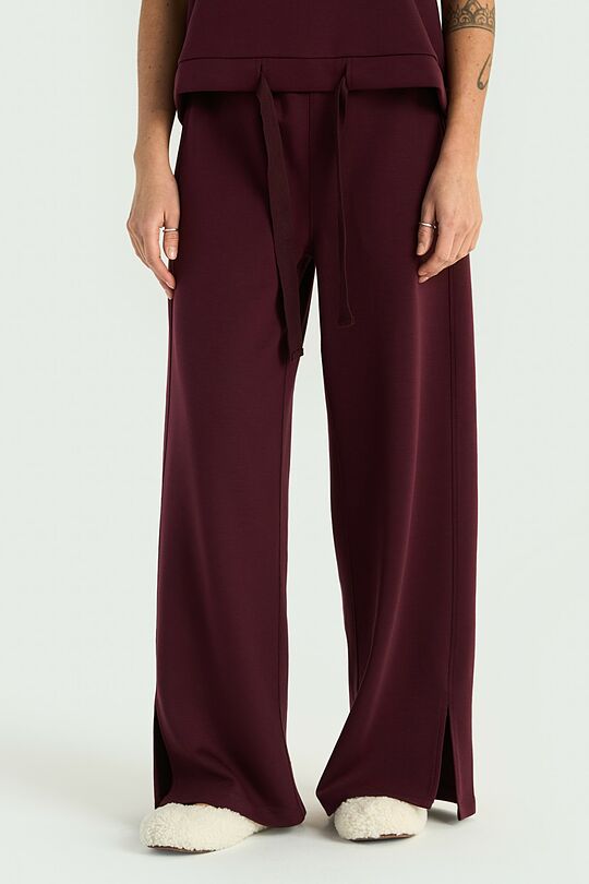 Wide sweatpants with lyocell 2 | PURPLE | Audimas