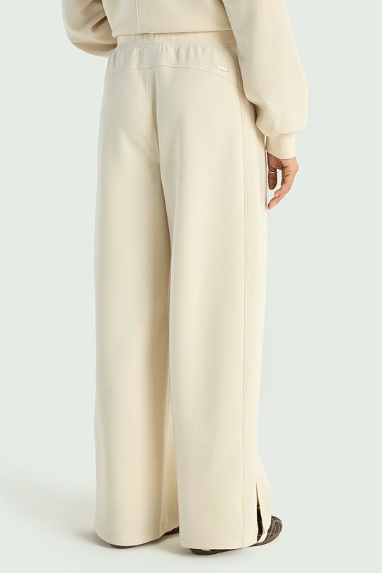 Wide sweatpants with lyocell 3 | Cream | Audimas