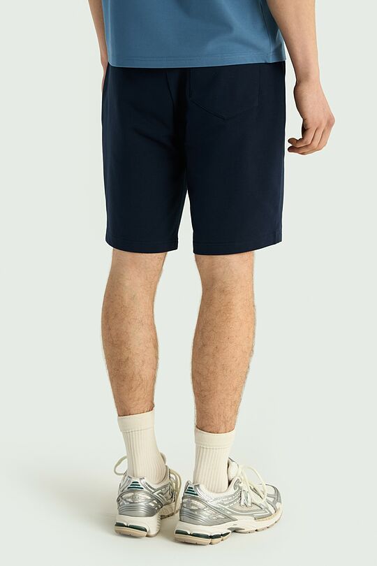 Stretch cotton French terry sweatshorts 3 | Dark blue | Audimas