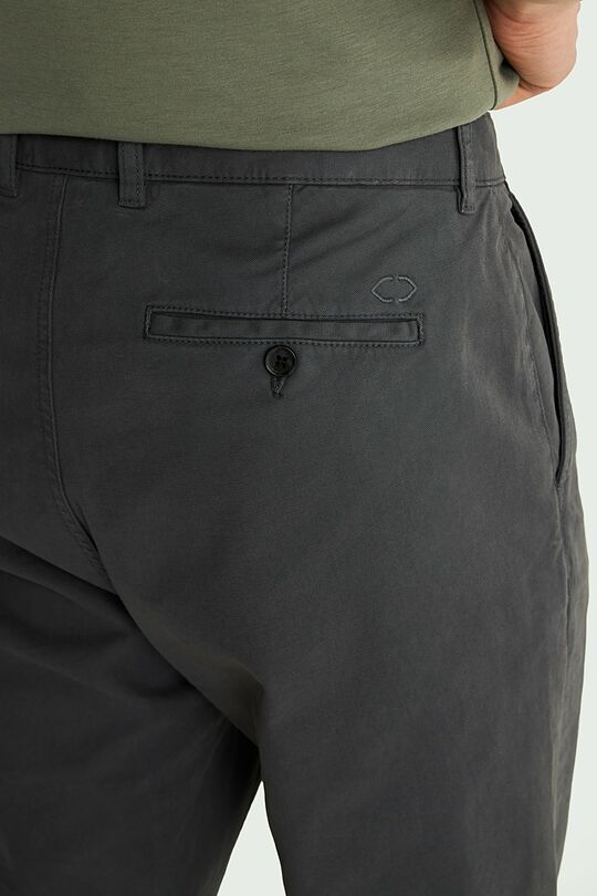 Classic style cotton pants 4 | DARK GREY | Audimas