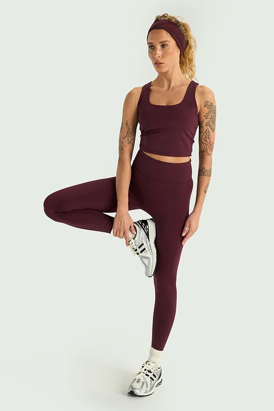 Leggings with waist pocket 2 | PURPLE | Audimas
