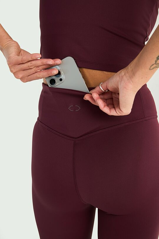 Leggings with waist pocket 5 | PURPLE | Audimas