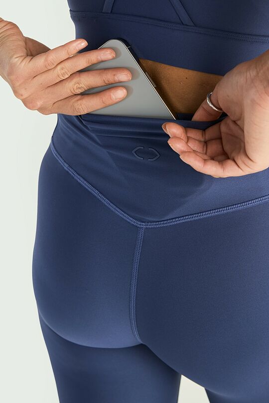 Leggings with waist pocket 4 | BLUE | Audimas