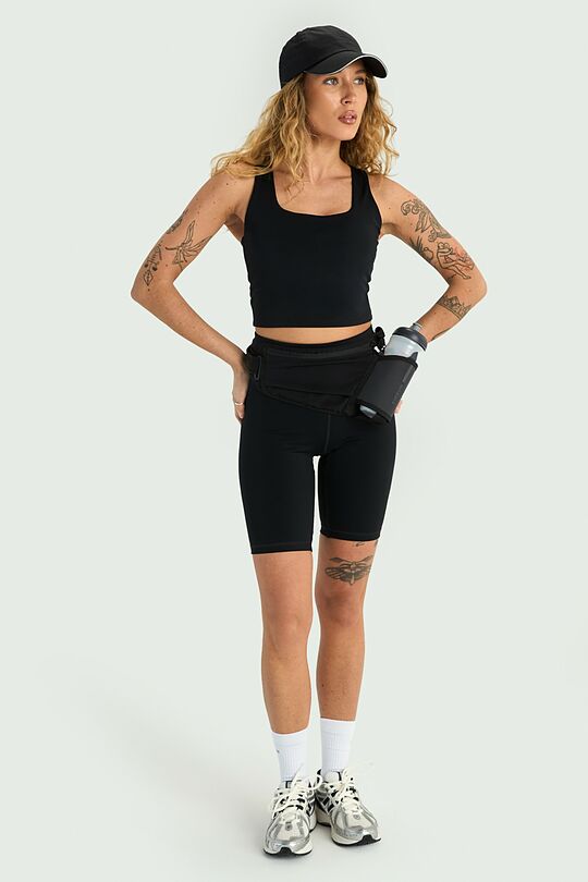 Elongated sports bra 4 | BLACK | Audimas