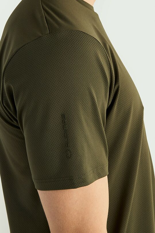 Synthetic active T-shirt 3 | Dark green | Audimas
