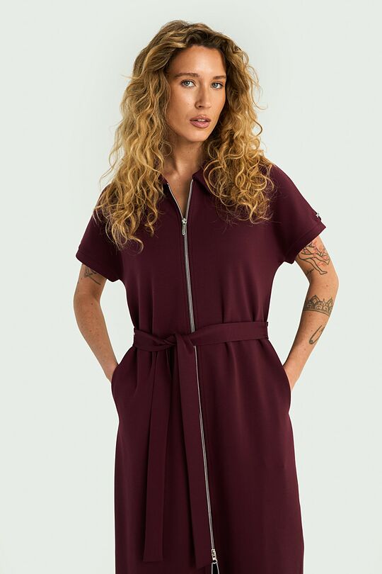 Full-zip dress with lyocell 3 | PURPLE | Audimas