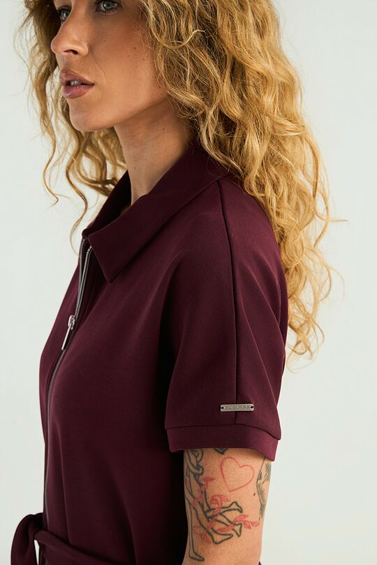 Full-zip dress with lyocell 5 | PURPLE | Audimas