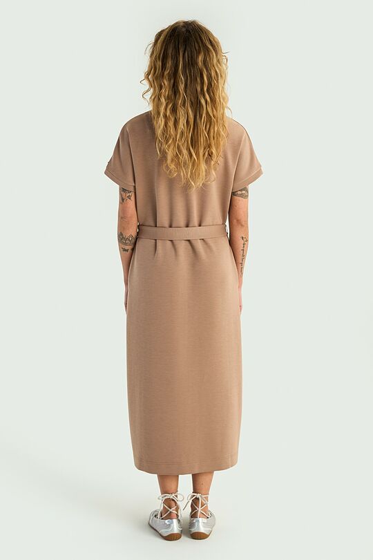 Full-zip dress with lyocell 3 | BROWN | Audimas