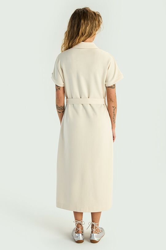 Full-zip dress with lyocell 2 | Cream | Audimas