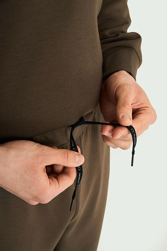 Sweatpants with lyocell 5 | BROWN | Audimas