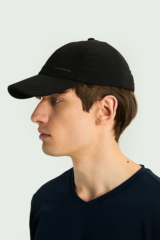 Lightweight sports cap 5 | BLACK | Audimas