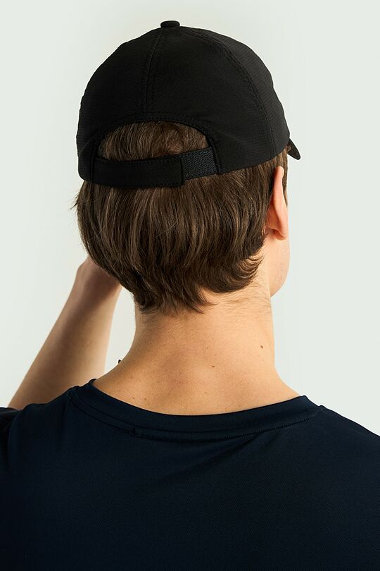 Lightweight sports cap 7 | BLACK | Audimas