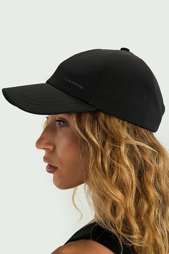 Lightweight sports cap 6 | BLACK | Audimas