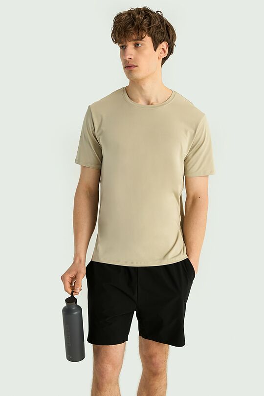 Synthetic active T-shirt 1 | light grey | Audimas