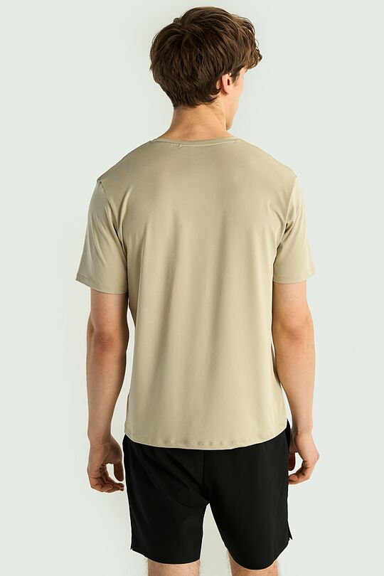Synthetic active T-shirt 2 | light grey | Audimas