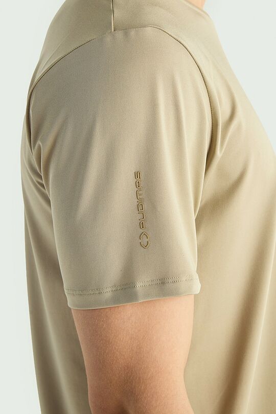 Synthetic active T-shirt 3 | light grey | Audimas