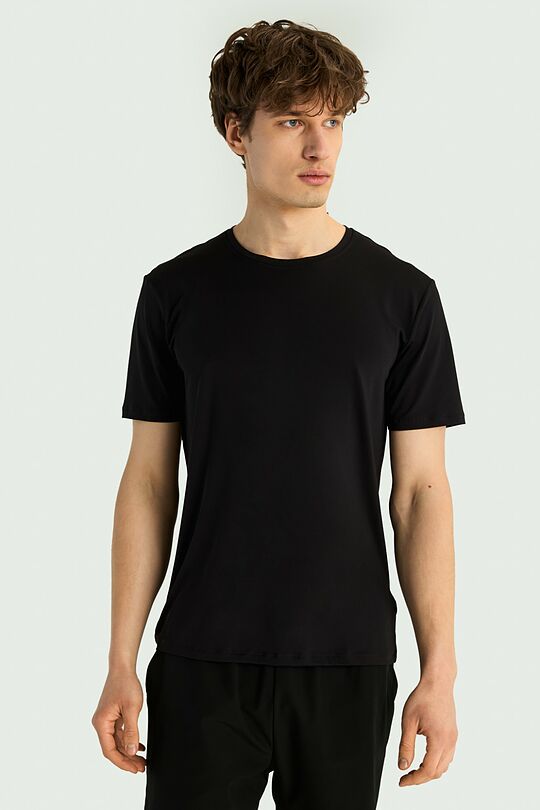 Synthetic active T-shirt 2 | BLACK | Audimas