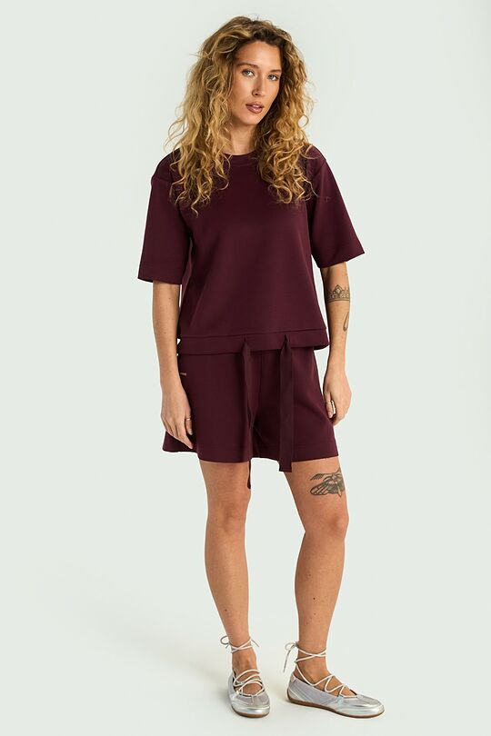 Short sleeve lyocell top 1 | PURPLE | Audimas