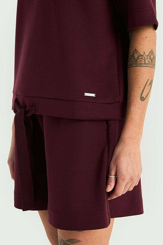 Short sleeve lyocell top 3 | PURPLE | Audimas