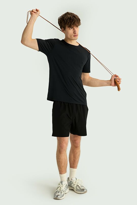 National collection synthetic T-shirt 5 | BLACK | Audimas