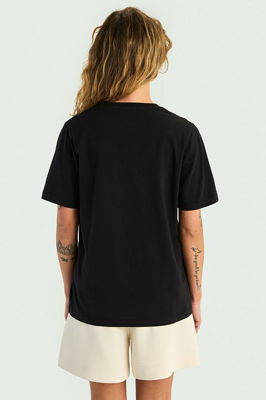 Short sleeve cotton T-shirt 2 | BLACK | Audimas