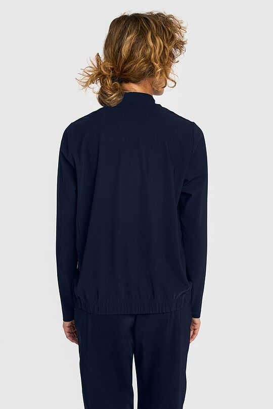 SENSITIVE fabric full-zip jacket 3 | Dark blue | Audimas