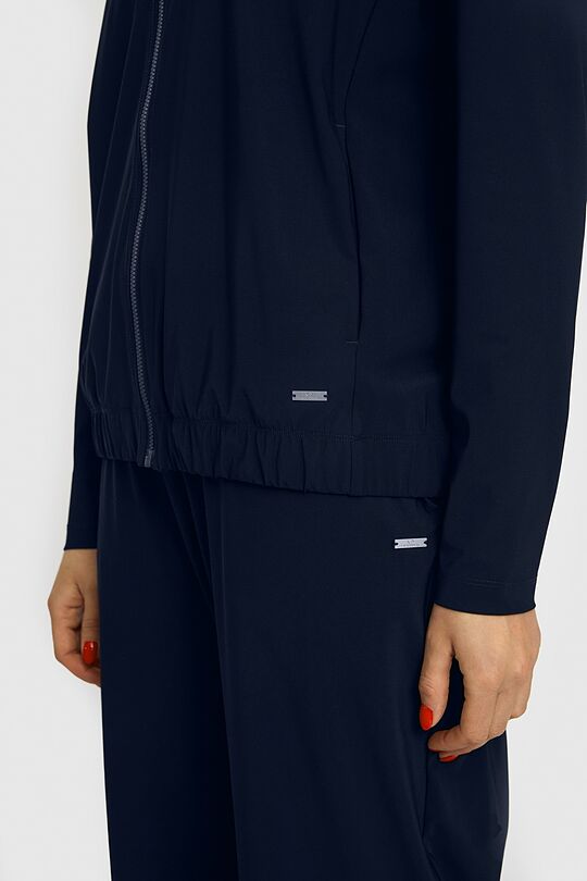 SENSITIVE fabric full-zip jacket 3 | Dark blue | Audimas
