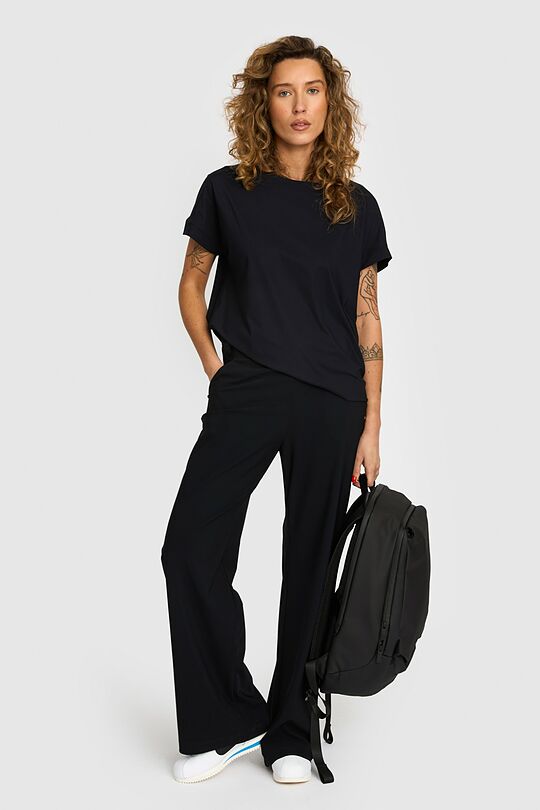 SENSITIVE fabric relaxed fit pants 5 | BLACK | Audimas