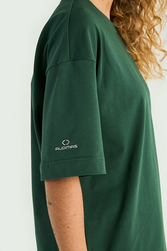 National collection oversized T-shirt 8 | GREEN | Audimas