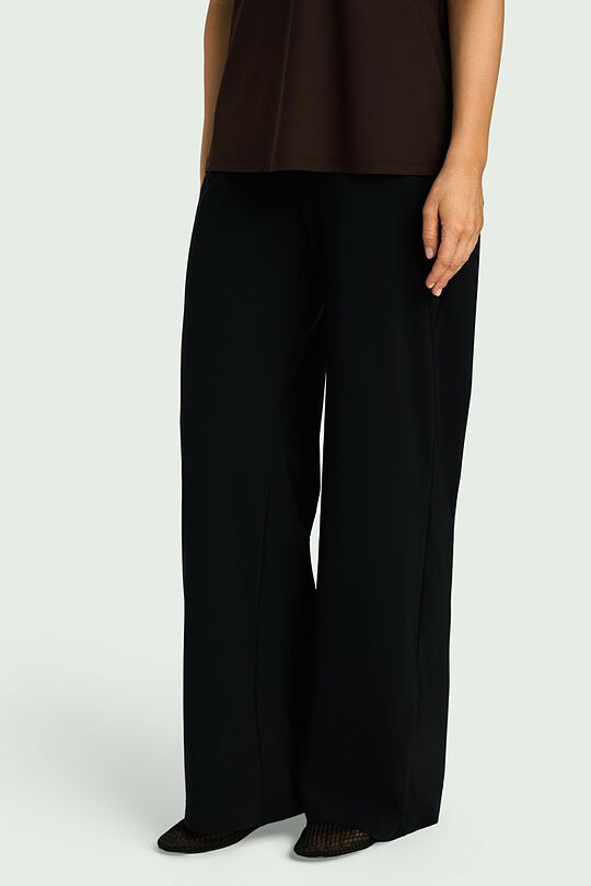 SENSITIVE fabric relaxed fit pants 2 | BLACK | Audimas