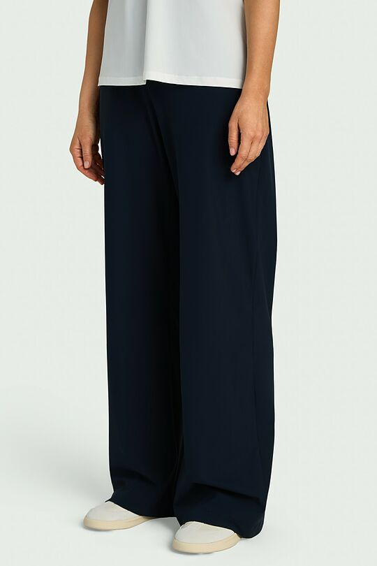 SENSITIVE fabric relaxed fit pants 2 | Dark blue | Audimas