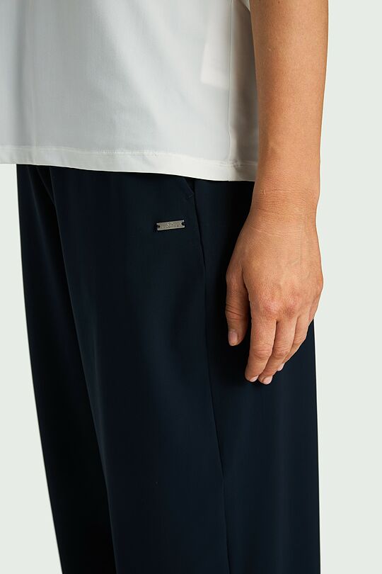 SENSITIVE fabric relaxed fit pants 4 | Dark blue | Audimas