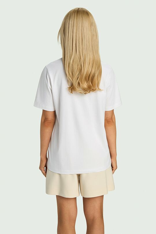 Short sleeve cotton T-shirt 2 | WHITE | Audimas