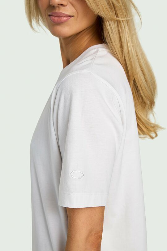 Short sleeve cotton T-shirt 3 | WHITE | Audimas