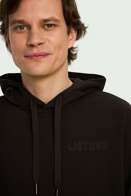 National collection cotton hoodie 2 | BROWN | Audimas