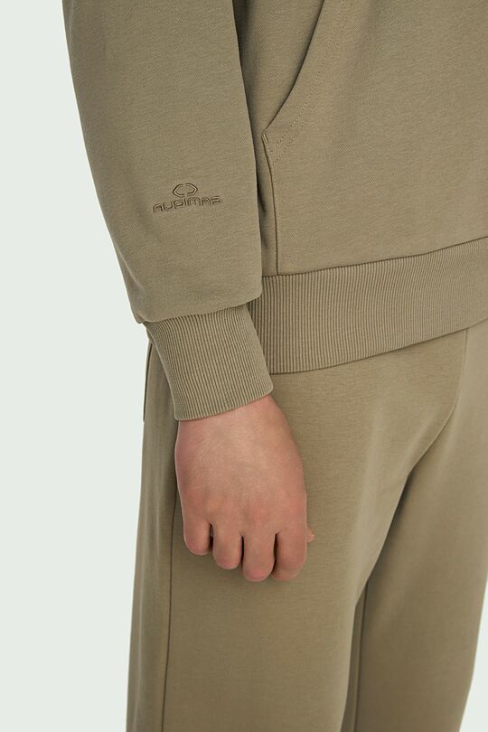 National collection cotton hoodie 4 | BROWN | Audimas