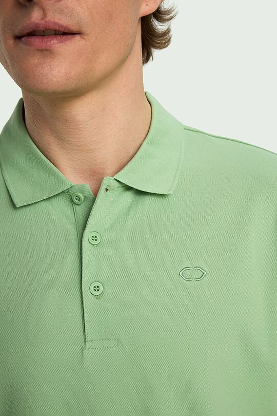 Cotton pique polo shirt 3 | GREEN | Audimas