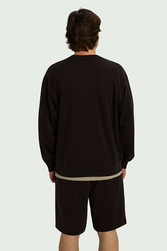 National collection cotton sweatshirt 2 | BROWN | Audimas