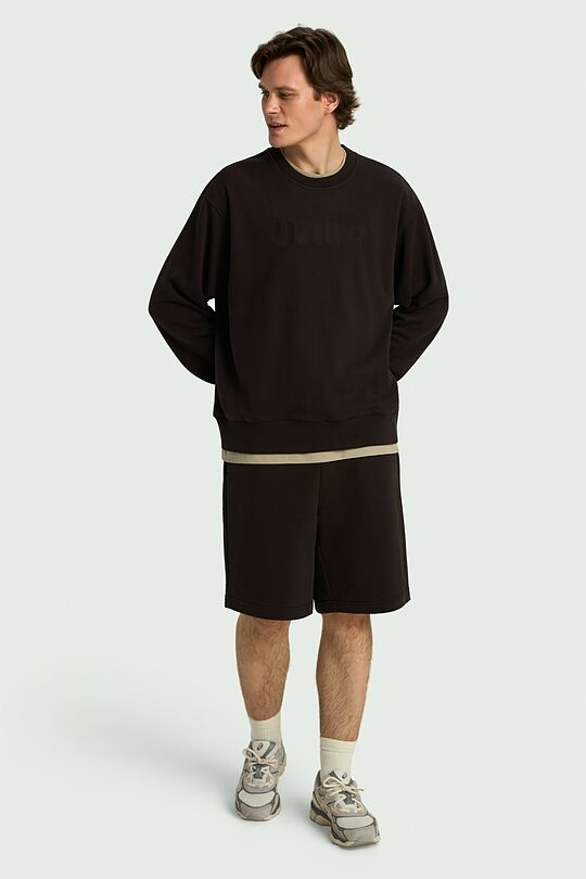National collection cotton sweatshorts 1 | BROWN | Audimas