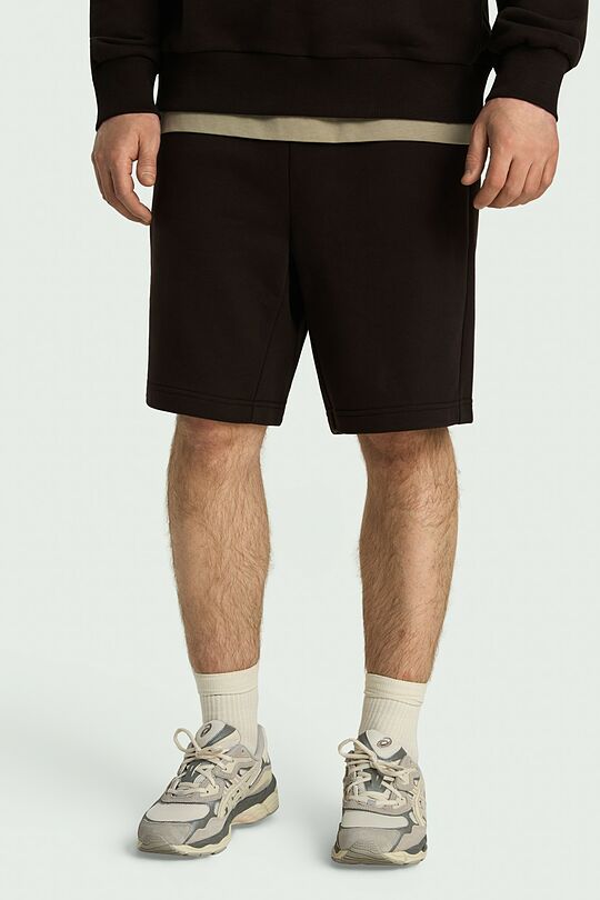 National collection cotton sweatshorts 2 | BROWN | Audimas