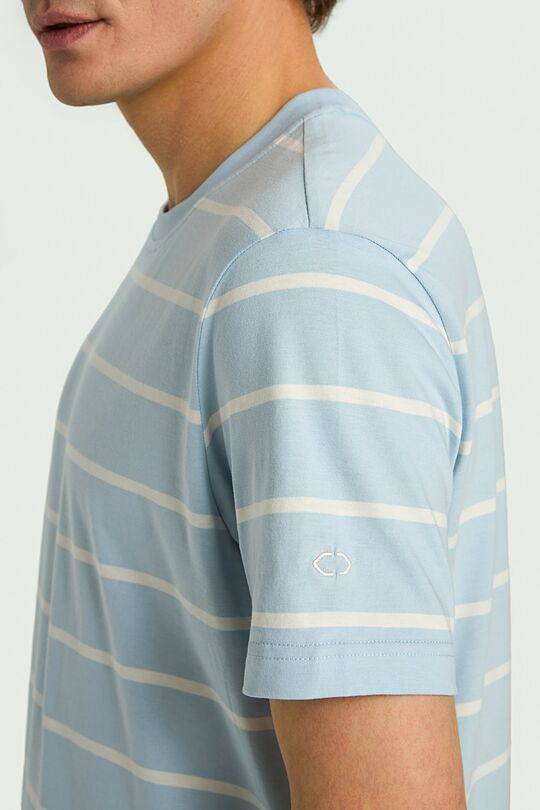 Striped T-shirt 4 | Dark blue | Audimas