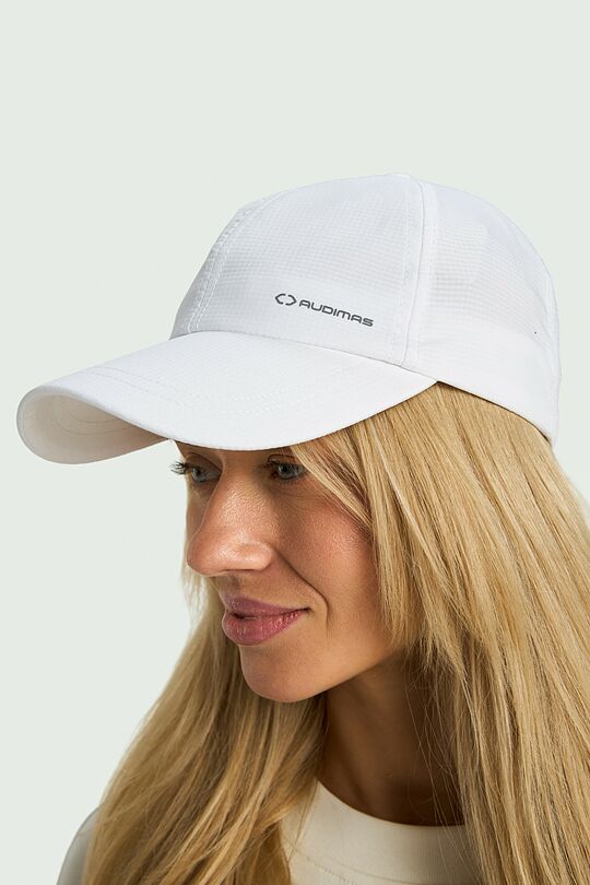 Lightweight sports cap 4 | WHITE | Audimas