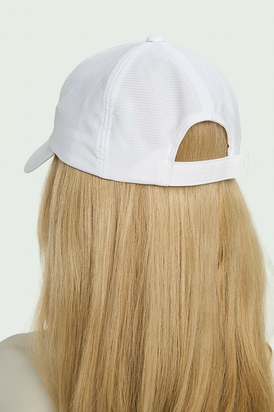 Lightweight sports cap 6 | WHITE | Audimas