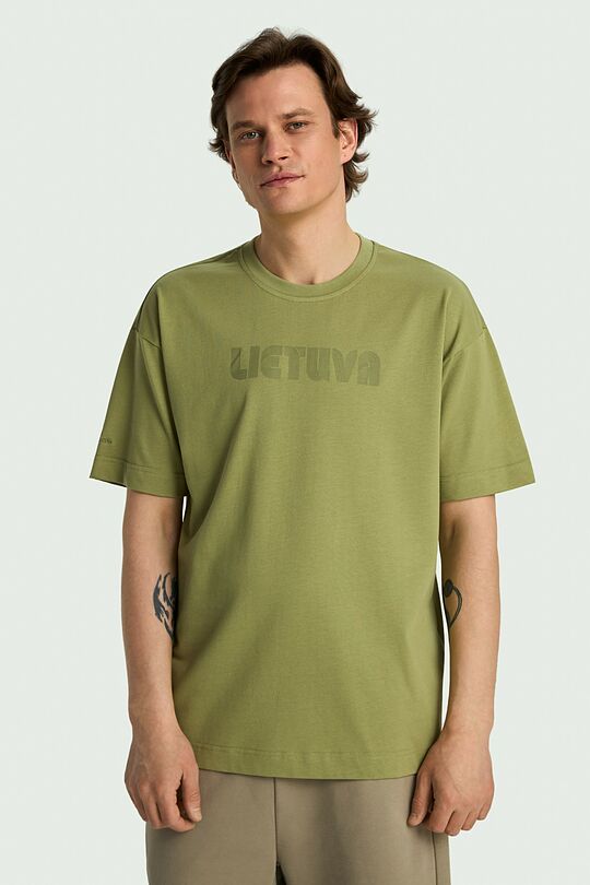 National collection oversized T-shirt 1 | GREEN | Audimas