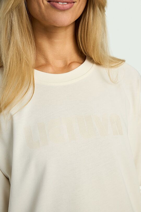 National collection oversized T-shirt 4 | Cream | Audimas