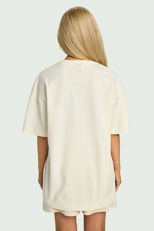 National collection oversized T-shirt 5 | Cream | Audimas