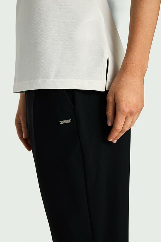 SENSITIVE fabric tapered fit pants 3 | BLACK | Audimas
